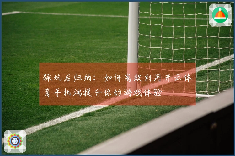 踩坑后归纳：如何高效利用开云体育手机端提升你的游戏体验